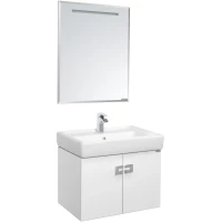 Комплект мебели белый 70 см Акватон Оптима 1A124101OP010 + 1WH302083 + 1A127002OP010