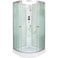 Душевая кабина 90x90x200 см Deto L909NGM интимато