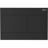 Кнопка смыва Abber AC0127MB для инсталляции, черный матовый