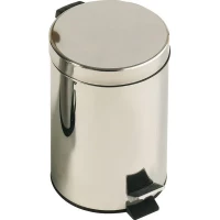 Мусорное ведро Sanibano AL72012/CR 12л, с педалью, хром
