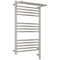 Полотенцесушитель электрический 800x500 сатин МЭМ правый Сунержа Богема с полкой 3.0 071-5807-8050