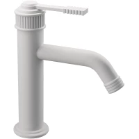 Смеситель для раковины Remer Atelier AL12BO без донного клапана, белый матовый