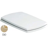 Сиденье для унитаза с микролифтом белый/золото Artceram Jazz JZA0060173