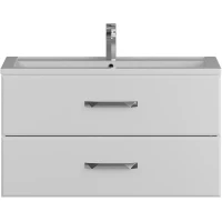 Тумба с раковиной Uperwood Foster 291020532 90 см, подвесная, белый матовый