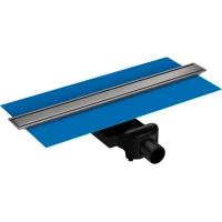 Душевой трап (лоток) VitrA Eco-Flow 59980482000 80 см, с решеткой, щелевой, матовый хром