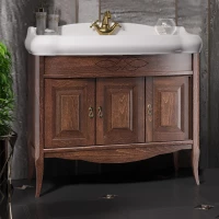 Тумба с раковиной светлый орех 100 см Opadiris Лоренцо