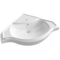 Раковина 65x51 см Kirovit Классик Угловой