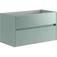 Тумба под раковину Onsen Niwa Thyme Green 71-BP-090-M60-V60 89,5 см, подвесная, тимьян зеленый