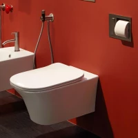 Унитаз подвесной Antonio Lupi Cabo CABO1 безободковый, с сиденьем микролифт, белый