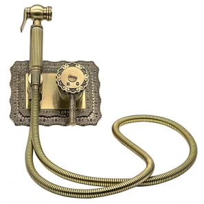 Изображение товара гигиенический душ milacio vitoria mc.800.br со смесителем, бронза