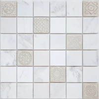 Мозаика Art Stone Art Dolomiti bianco MAT 48x48x8