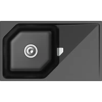 Кухонная мойка Rivelato Locus LS-85 nero 85x50 см, черный