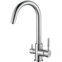 Смеситель для кухни Zorg SH 713 CR с подключением к фильтру, хром