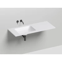 Раковина Salini S-Sense Marea 06 1802106G 55x40 см, встраиваемая снизу, белый глянец