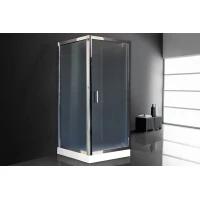 Душевой уголок без поддона 92x82 см Royal Bath RB8090HV-T-CH-P прозрачное