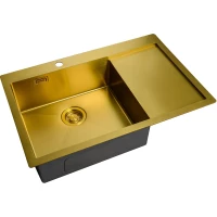 Кухонная мойка Zorg ZL R 780510-L BRONZE 78x51 см, бронза