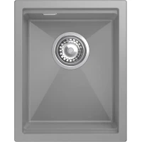 Кухонная мойка Rivelato Lino LN-354 grigio metallizzato 35x44 см, серый металлик