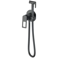 Гигиенический душ Wonzon & Woghand Frame WW-88829010-BGM со смесителем, темный графит матовый