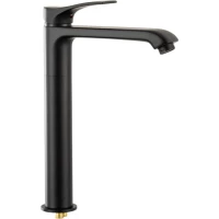 Смеситель для раковины Frap F1075-26 черный матовый