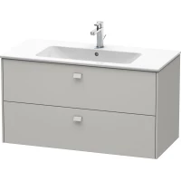 Тумба бетонно-серый матовый 102 см Duravit Brioso BR410300707