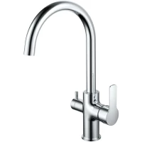Смеситель для кухни Esko K27 с подключением к фильтру, хром