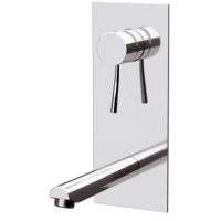 Смеситель для раковины Remer Minimal N14 встраиваемый, без донного клапана, хром