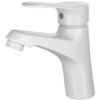 Смеситель для раковины Wonzon & Woghand WW-A40212-MW белый матовый