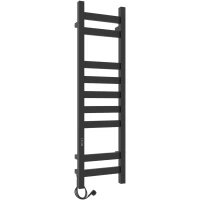 Полотенцесушитель электрический Laris Флавиа ЧКЧ П9 73207658 790x245, диммер левый, черный матовый