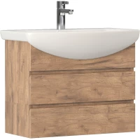 Тумба под раковину Vigo Wing tp.WIN.BAL.70.2Y дуб золотой 66 см, подвесная, дуб золотой