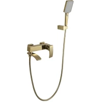 Смеситель для ванны Gappo G3207-3 с душевым гарнитуром, золотой