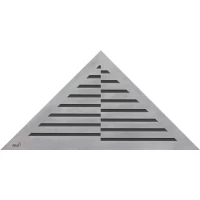 Декоративная решетка нержавеющая сталь AlcaPlast Time