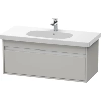 Тумба бетонно-серый матовый 100 см Duravit Ketho KT666800707
