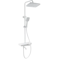 Душевая система Wonzon & Woghand WW-B3099-A-MW 300x200 мм, с термостатом, белый матовый