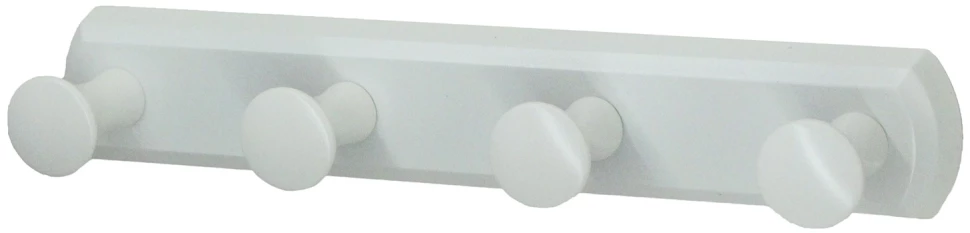 Планка с крючками WasserKRAFT Kammel K-1074W для ванны, белый матовый
