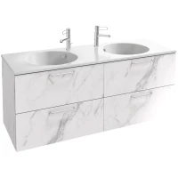 Тумба белый мрамор 140 см Jacob Delafon Odeon Rive Gauche EB2526-R5-NR4