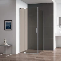 Душевой уголок 90-100x99,5 см Cezares SLIDER-AH-1-100-90/100-BR-Cr бронза