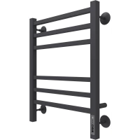 Полотенцесушитель электрический Terminus Ватикан П6 4670078542960 600x480, ТЭН правый, черный муар