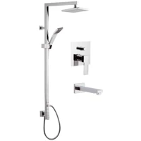 Душевой комплект 200 мм Remer Qubika Q09S11