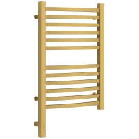 Полотенцесушитель электрический 600x400 золотой матовый МЭМ левый Сунержа Аркус 3.0 032-5704-6040