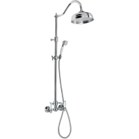 Душевая система Emmevi 12100218CR 200 мм, со смесителем, хром