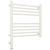 Полотенцесушитель электрический 500x500 белый матовый МЭМ левый, перемычка прямая Сунержа Богема 3.0 30-5804-5050
