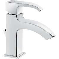 Смеситель для раковины Emmevi Niagara 74003/CR с донным клапаном, хром