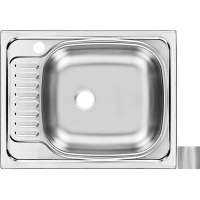 Кухонная мойка матовая сталь Ukinox Классика CLM560.435 ---5K 1R