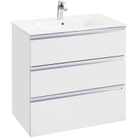 Тумба с раковиной белый глянец 80,5 см Roca The Gap A857406806+ 32799C000