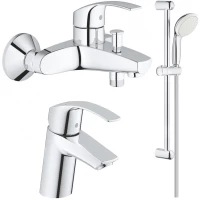 Комплект смесителей Grohe Eurosmart New 33300002 + 32467002 + 27924001