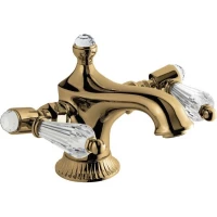 Смеситель для раковины Emmevi The One Atena 98003LCSW/BR с донным клапаном, бронза