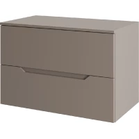 Тумба под раковину Orange Line Li-70TuLMDF 70,2 см, подвесная, со столешницей, латте матовый