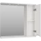 Зеркальный шкаф 80x74,5 см белый глянец R Misty Атлантик П-Атл-4080-010П - 4