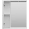 Зеркальный шкаф Misty Лира П-Лир04060-013Л 60x72 см L, с подсветкой, выключателем, белый глянец/белый матовый - 3