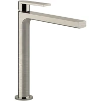 Смеситель для раковины Gessi Via Manzoni 38609#149 без донного клапана, никель матовый